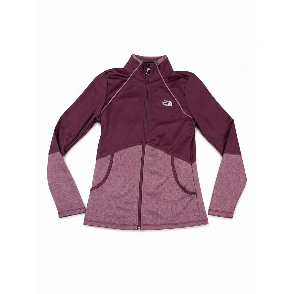 The North Face Jacket Women XS Lightweight Fleece Lined Purple Mock Neck Cinder